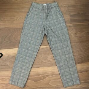 Aritzia Babaton Plaid Dress Pant Size 00